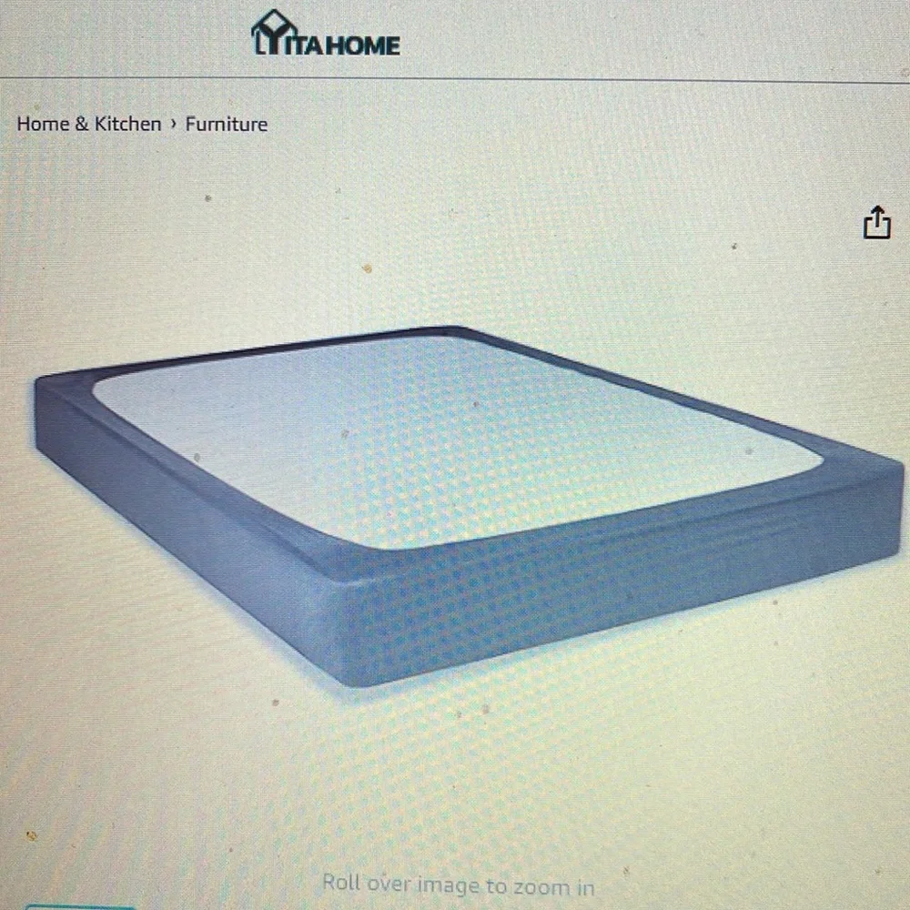New in Box, boxspring cover, full-size, pure white